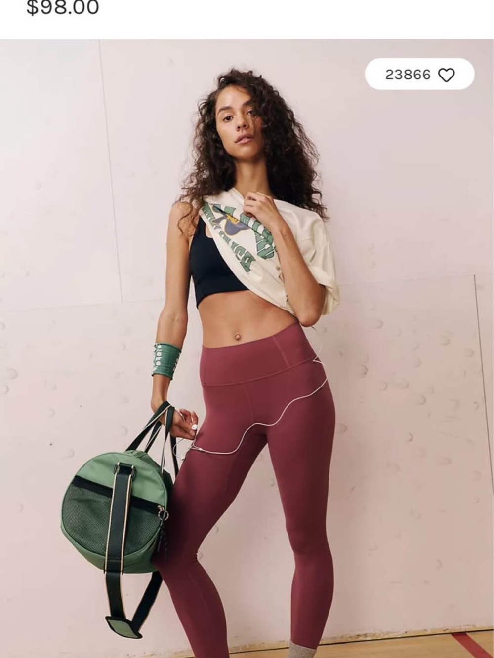 Free People Never Better Rusty Brick Leggings